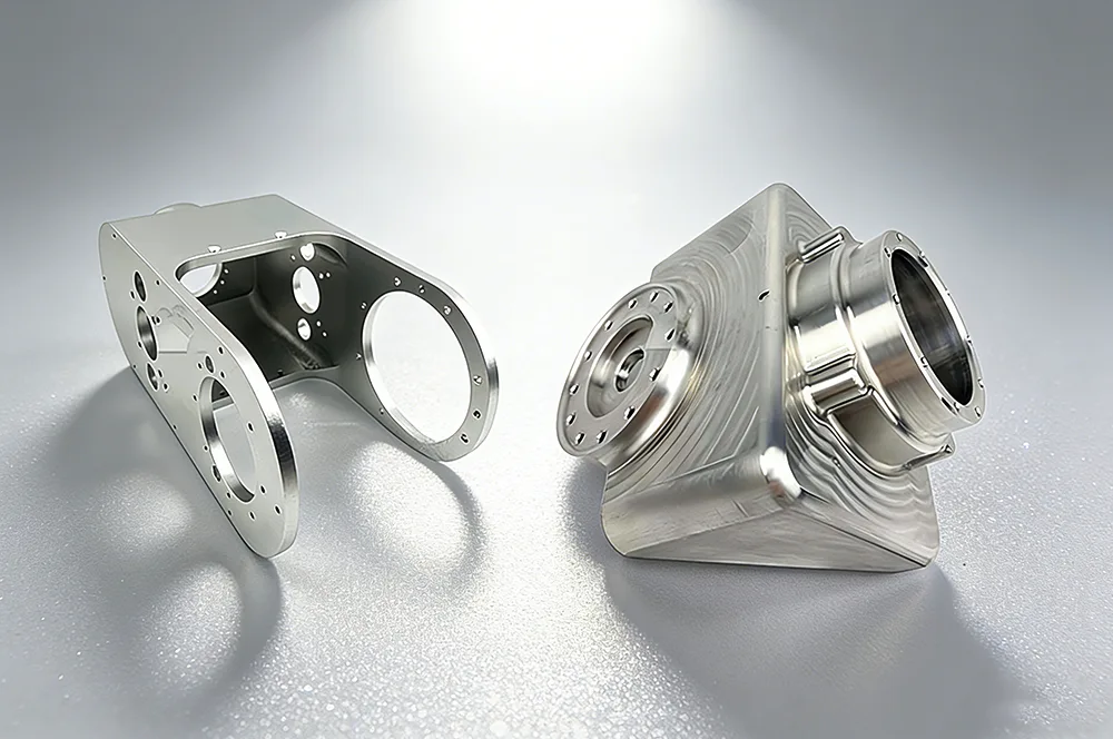 Het kernprincipe en de toepassing van CNC-verwerking van aluminiumlegeringen in lichtgewicht onderdelen van robots.