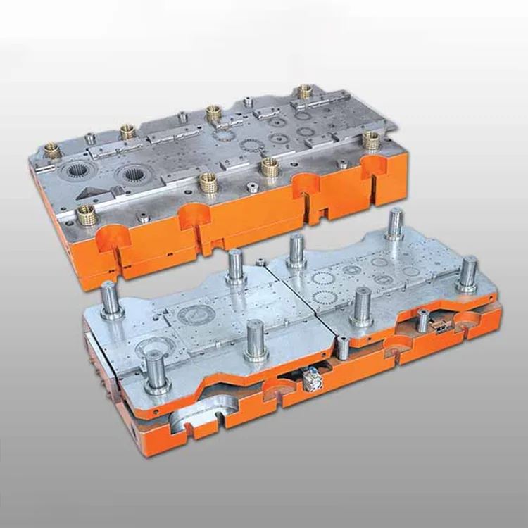 Dubbelrijige progressieve matrijs voor AC-compressorkern