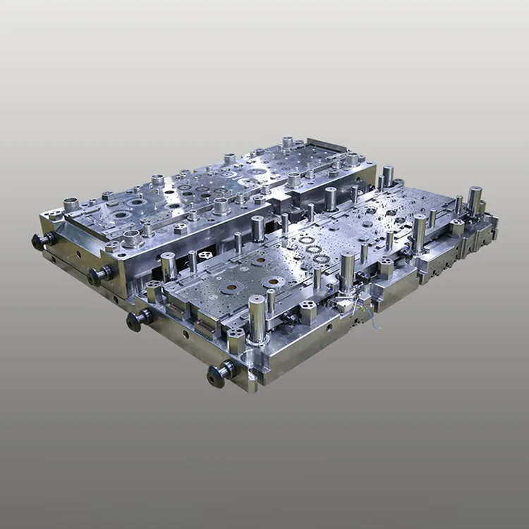 Progressieve matrijs met drie rijen voor AC-compressorstator en rotor